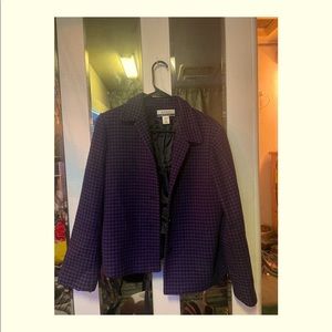 nine company purple coat! good condition